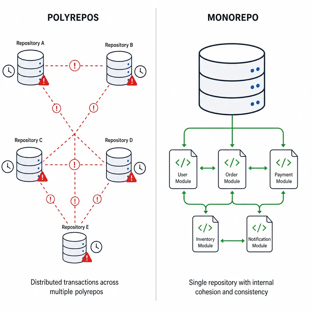 The coordination tax in a polyrepo estate